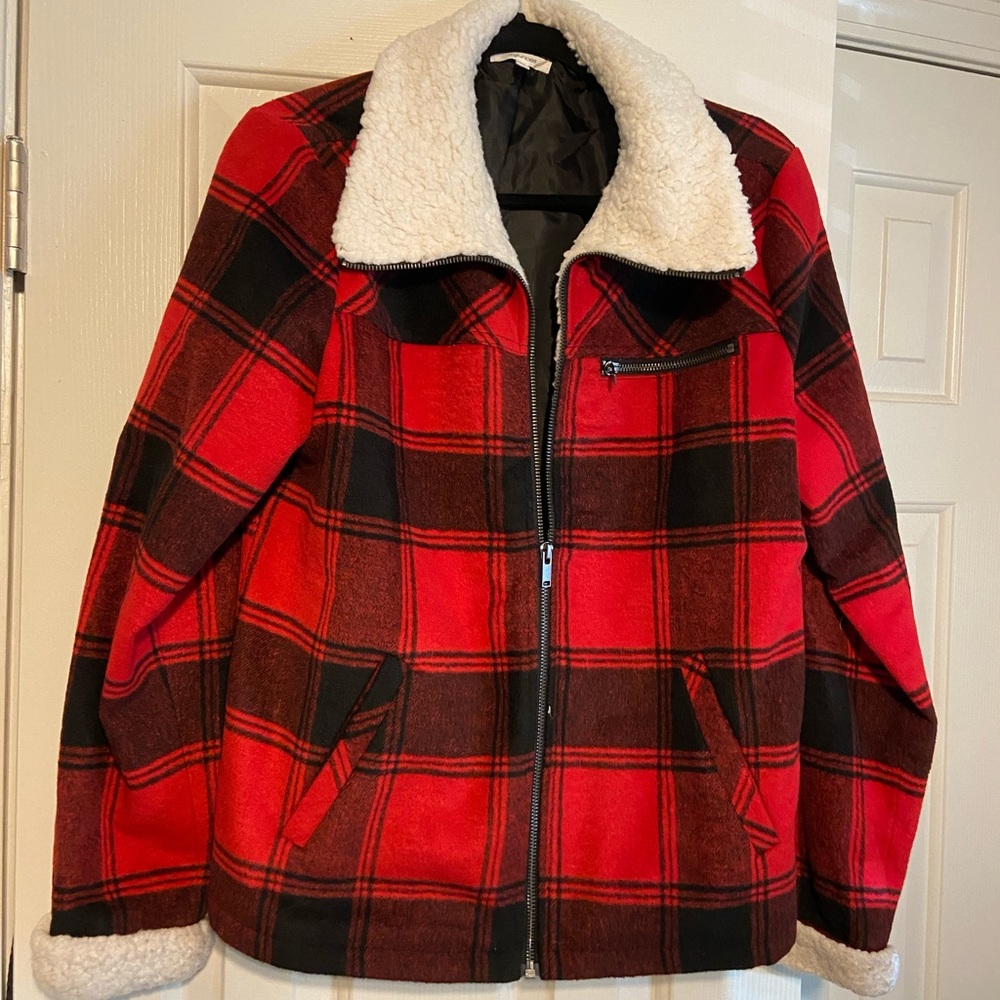 Ladies plaid jacket